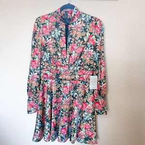 WAYF Floral Mini Dress NWT